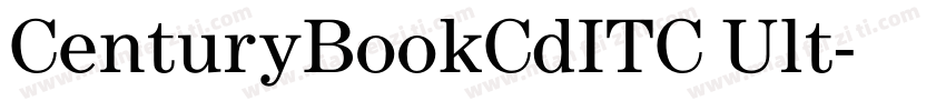 CenturyBookCdITC Ult字体转换
